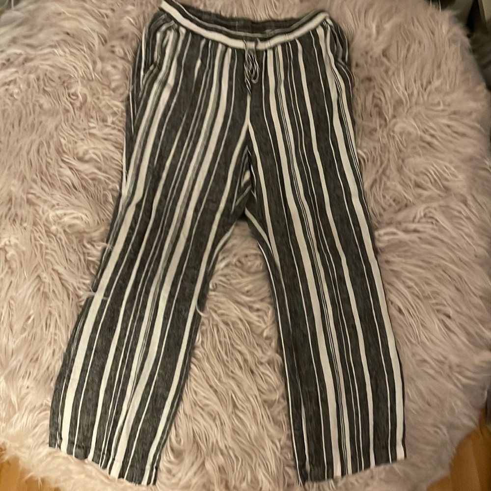 white and grey dress pants